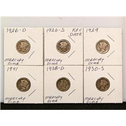 US Mercury Dimes (Times the Money)