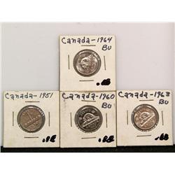 Gem Canadian Silver Nickels (Times the Money)