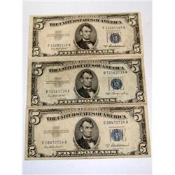 1953 $5 Silver Certificates (Times the Money)