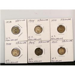 US/Philippines 10 Centavos Coins (Times the Money)