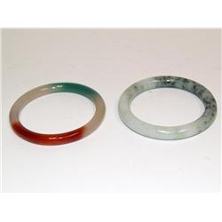 AAA Green Jade Ladies Bangle & Tricolor Ladies Ja