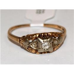 Diamonds Vintage Hand Made Ladies Ring