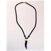Image 1 : Hematite Italian Horn Hand Made Necklace