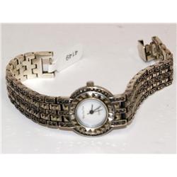 Main Line Time Ladies Watch Rhine Stones