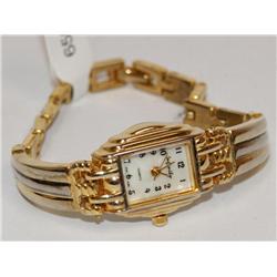 Gold Tone Infinity Quartz Watch