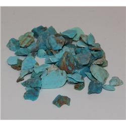 Bag Of Raw Turquoise Stones 25ctw