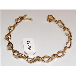 1.50Ctw Diamonds Infinity Symbol Design Tennis Bra