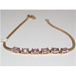AAA Amethyst & Vintage Ladies Bracelet