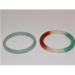 AAA Green Jade Ladies Bangle & Tricolor Ladies Jad