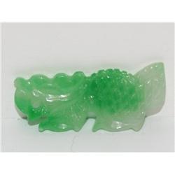 Jade Pendant Squirl Carving