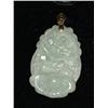 Image 1 : AAA Green Jade Hand Carved Pendant
