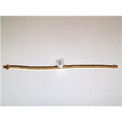 1.00Ctw Diamonds Heavy Rail Road Ladies Tennis Bra