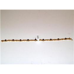 AAA Cashmere Sapphire & Diamonds Ladies Tennis Bra