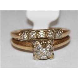 Diamonds Vintage Wedding Ladies Set