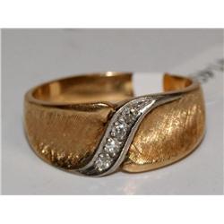 Diamonds Vintage Hand made & Engrave Men's Ring