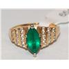 Image 1 : AAA Colombian Emeralds & Diamonds Ladies Ring