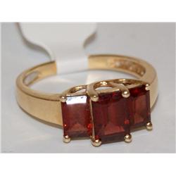 AAA Garnet Hand Made Ladies Ring