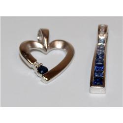 AAA Blue Sapphire Hand Made Pendants