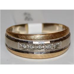 Diamonds Hand Made & Engrave Men's Wedding Band