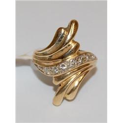 Diamonds Cluster Hand Made Ladies Ring