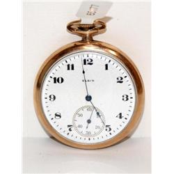 1900's Elgin Vintage Pocket Watch Wind-up White Di