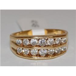 1.00Ctw Diamonds Hand Made Heavy Men's Ring