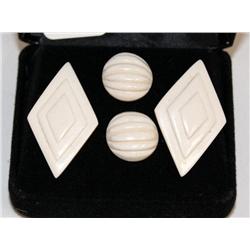 Ivory Earrings (Times the Money)