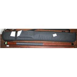 Custom Steve Mizerak Pool Cue and Case