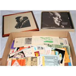 Lot of Bob Hope Collectibles and Old Post Cards