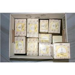 Box of Very Collectible Precious Moments Figurines