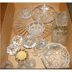 Box Lot of Fine Glass & Crystal