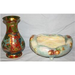 Lot of Vintage Vase and Bowl