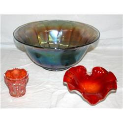 Lot of Murano art Glass and Carnival Glass
