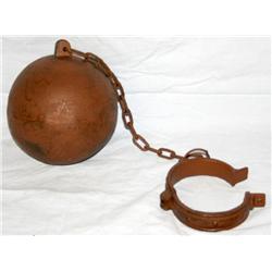 The Ole Ball and Chain-- Made of Cast Iron