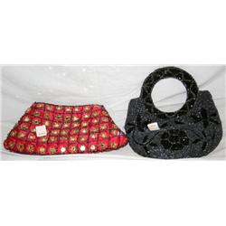 Lot of 2 Beaded Purses