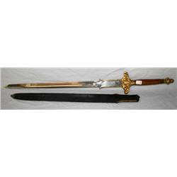 Sword w/ Wood Handle and Sheath