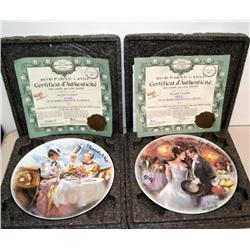 4 Collector Plates W/COA's