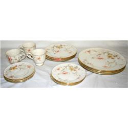 15 Pc. Gorham Fine China Trellis Pattern