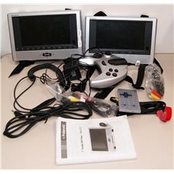 Poloroid Car DVD Player W/2 Screens