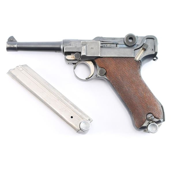 DWM 1920 Police 9mm Luger #9398b