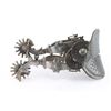 Image 1 : A Pair of E. Garcia Silver Overlay Spurs.
