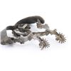 Image 4 : A Pair of E. Garcia Silver Overlay Spurs.