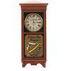 Image 1 : Oak Wall Clock Advertiser.