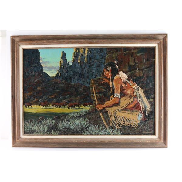 Original Oil Painting on Board.