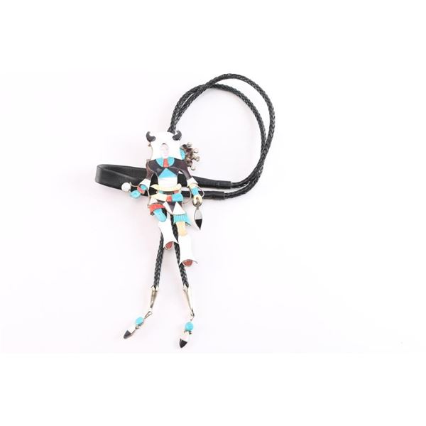 Zuni Inlaid Kachina Dancer Bolo
