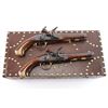 Image 11 : Pair of 18th Cent. Style Flintlock Pistols.