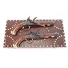 Image 1 : Pair of 18th Cent. Style Flintlock Pistols.