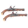 Image 3 : Pair of 18th Cent. Style Flintlock Pistols.