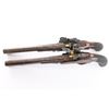 Image 20 : Pair of Original Flintlock Dueling Pistols. 52-54c