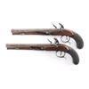 Image 8 : Pair of Original Flintlock Dueling Pistols. 52-54c